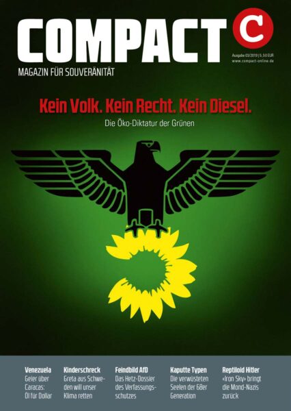 Die COMPACT-Ausgabe 3/2019 mit dem Titelthema zu den Grünen