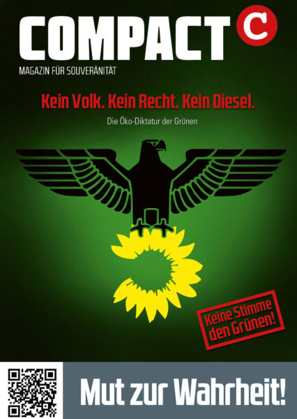 2x COMPACT-Plakat (A2) „Kein Volk. Kein Reich. Kein Diesel“