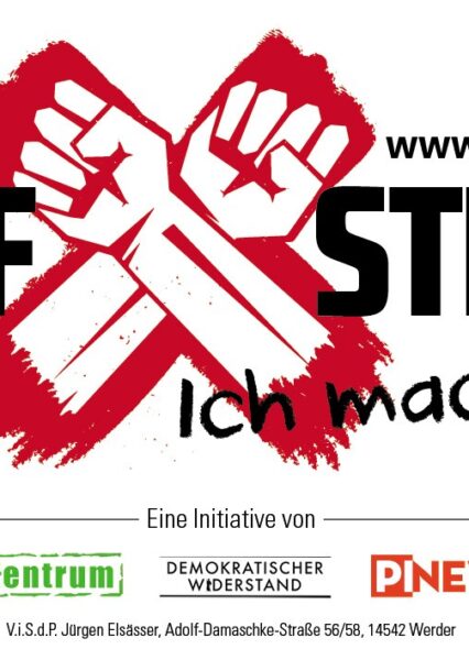 Aufkleber „Impf-Streik“ Ich mache mit! (10 x 6 cm)
