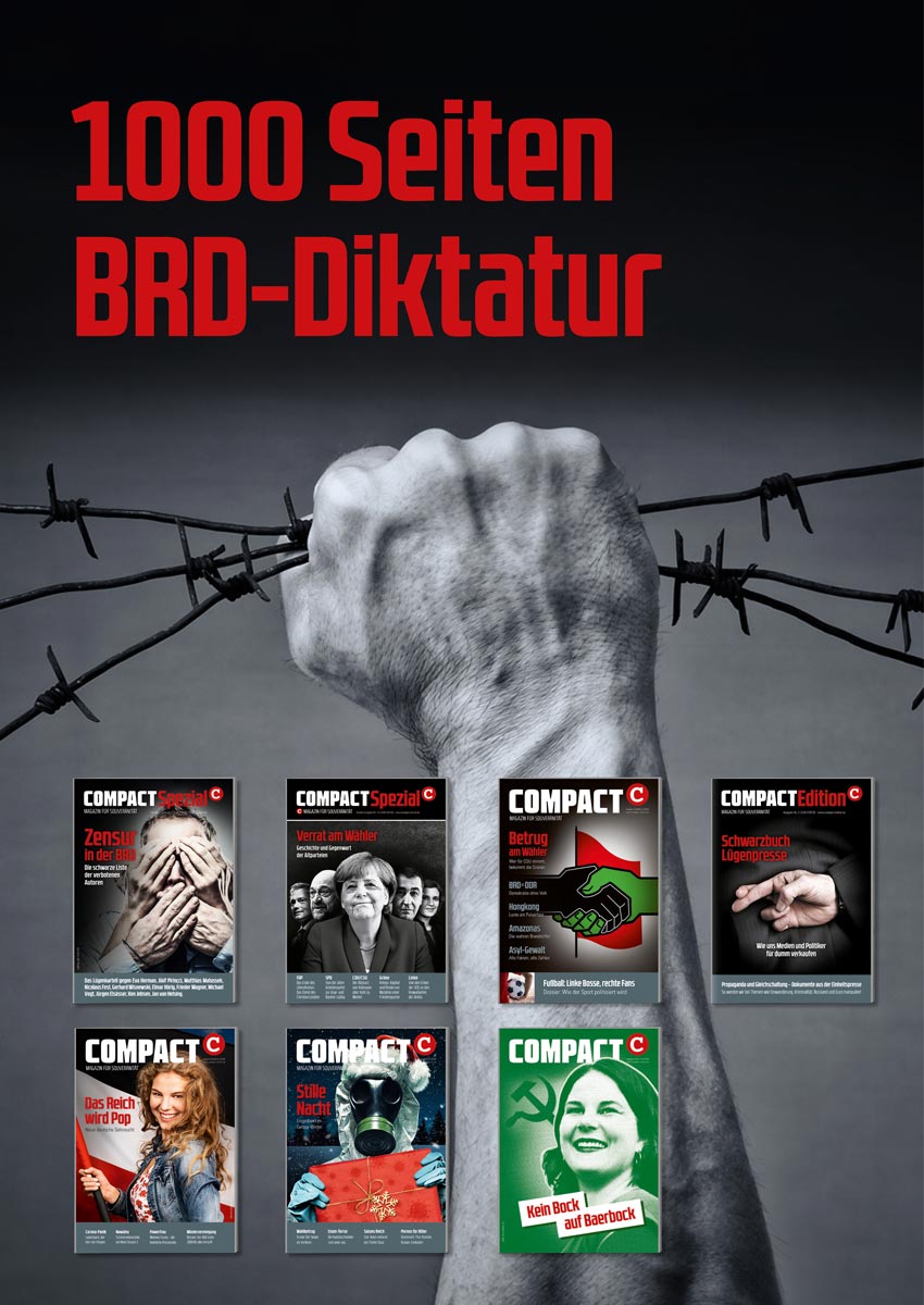 1000 Seiten BRD-Diktatur – als großes Rabatt-Paket
