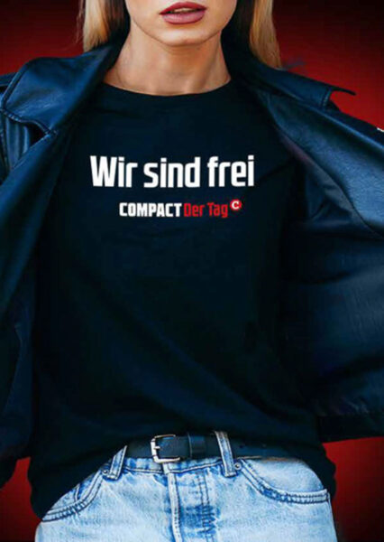 COMPACT-Shirt „Wir sind frei“