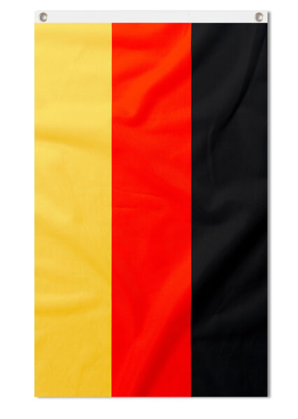 COMPACT-Deutschlandfahne (150 x 90 cm), mit Befestigungsösen