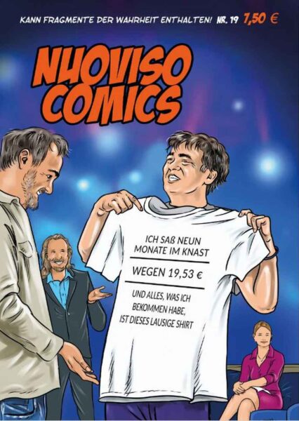 Nuoviso Comics 19 Cover – politische Satire und Cartoons
